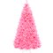 Best Choice Products Pre-Lit Pink Christmas Tree, Artificial Full Holiday Decoration w/ Branch Tips, Incandescent Lights